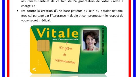 Votre medecin fait une greve globale et illimitee de la teletransmission