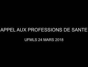 Appel  aux  professions  de santé