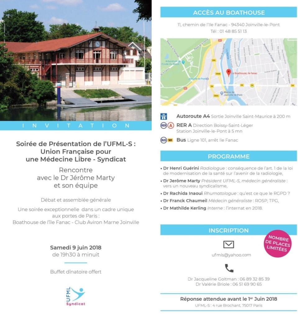 UFML-S vous rencontre à Paris