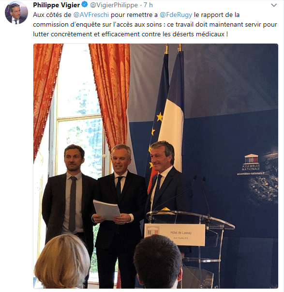 Rapport Vigier sur l'accès au soin, l'avis d'UFML-S