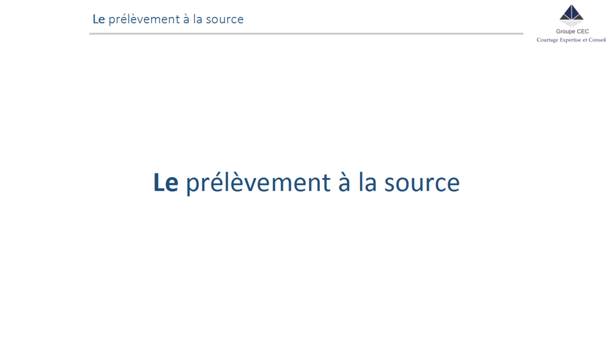 Prélévement à la source, UFML-S vous accompagne
