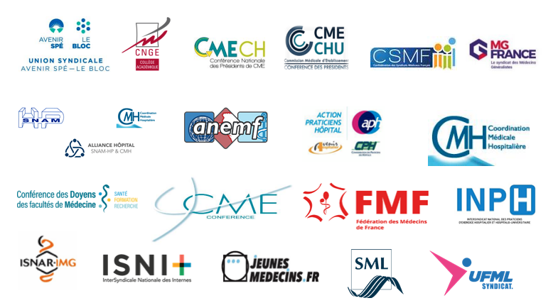 Les médecins tous unis pour répondre au défi de la crise du système de santé - communiqué commun des syndicats - 27 juin 2022