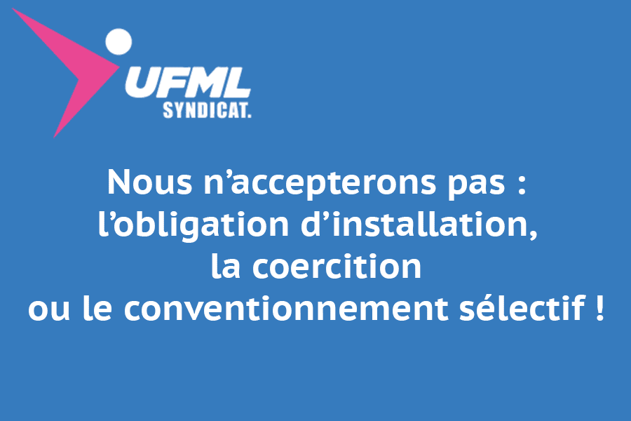 Pas de coercition ! UFMLS
