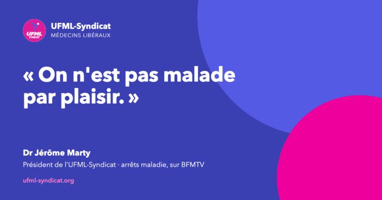 Arrêts maladie - Dr Marty répond au patron du Medef